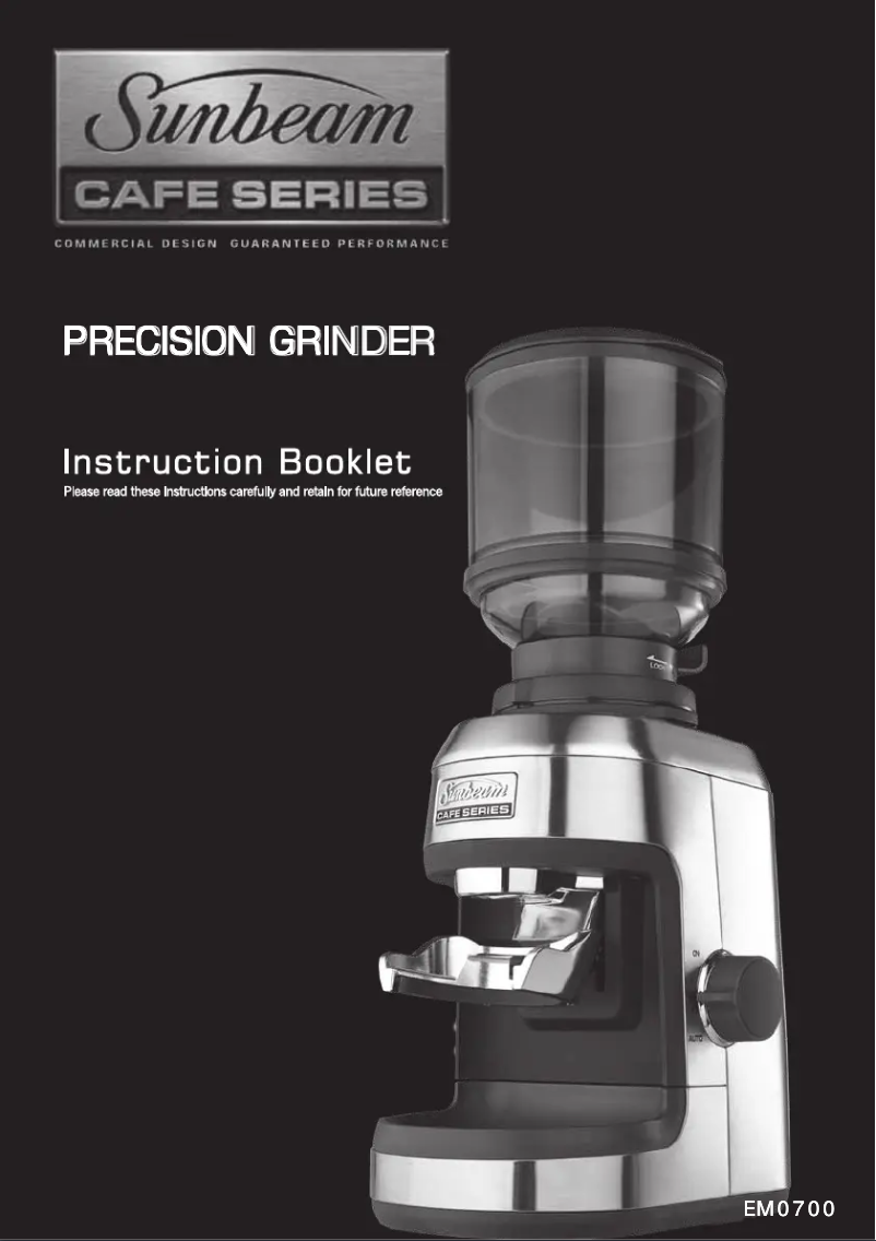 Image de la première page du manuel de l'appareil EM0700