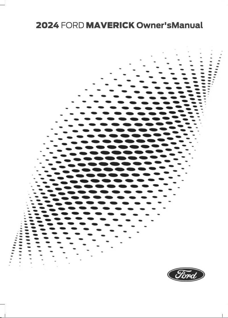 Page 1 de la notice Manuel utilisateur Ford Maverick (2024)