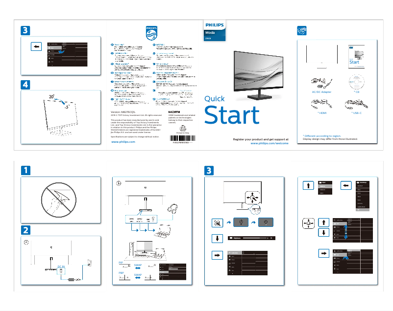 Página 1 del manual Manual de usuario Philips C Line 276C8