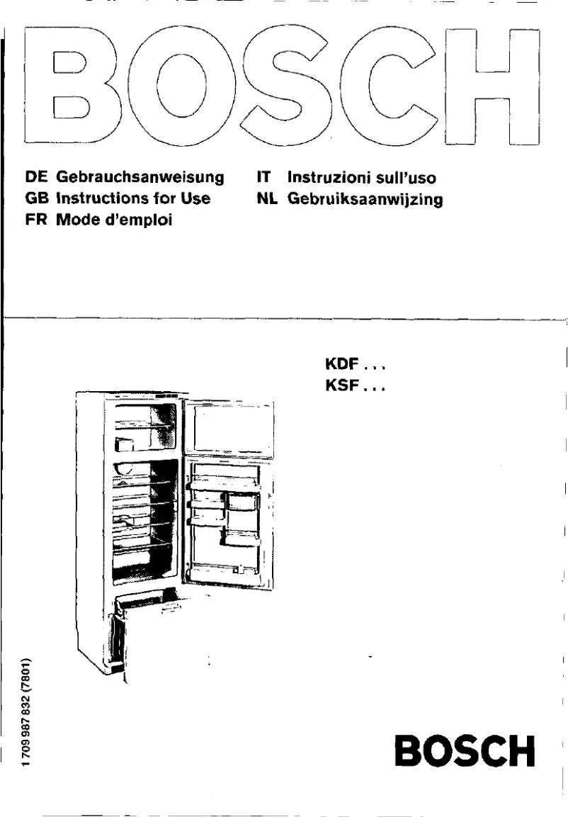 Image de la première page du manuel de l'appareil KSF3200