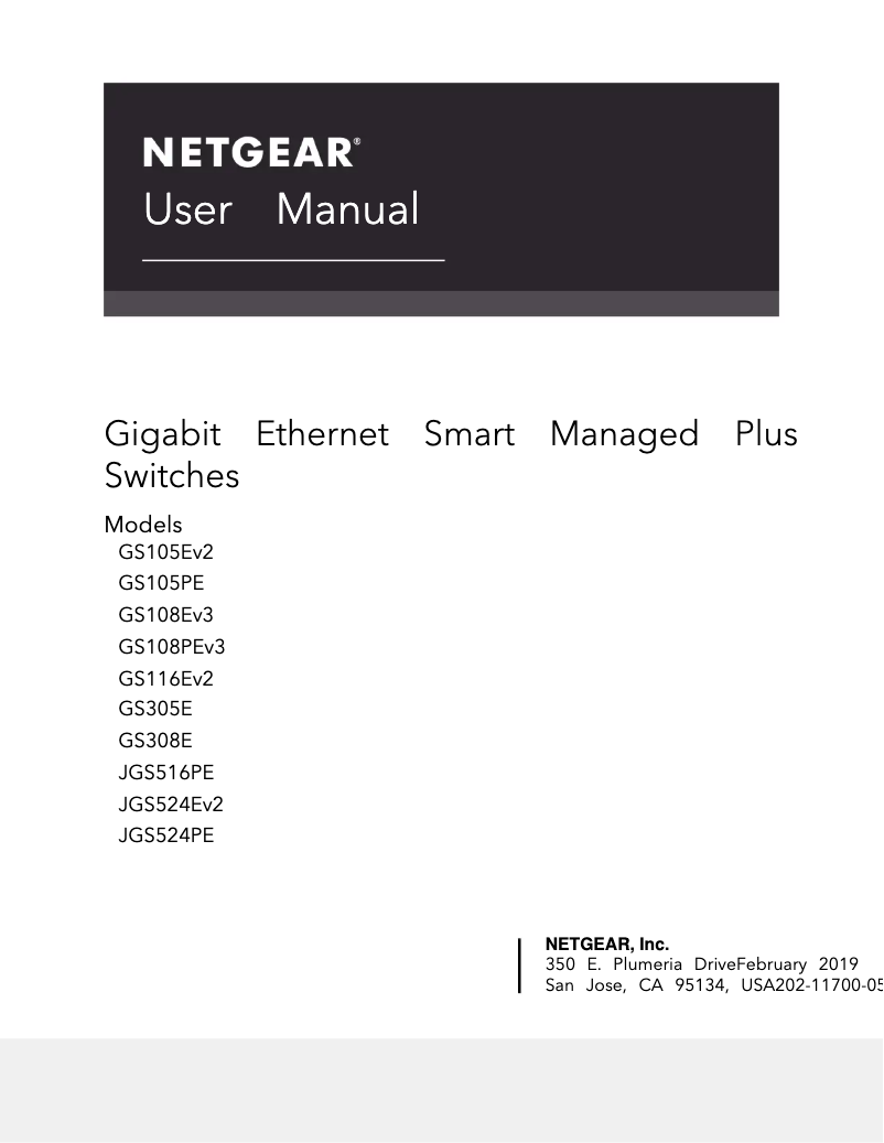 Page n°1 - Manuel utilisateur Netgear XS724EM