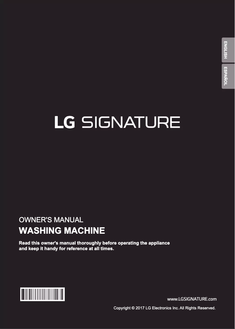 Page n°1 - Mode d'emploi LG LUWD1CW
