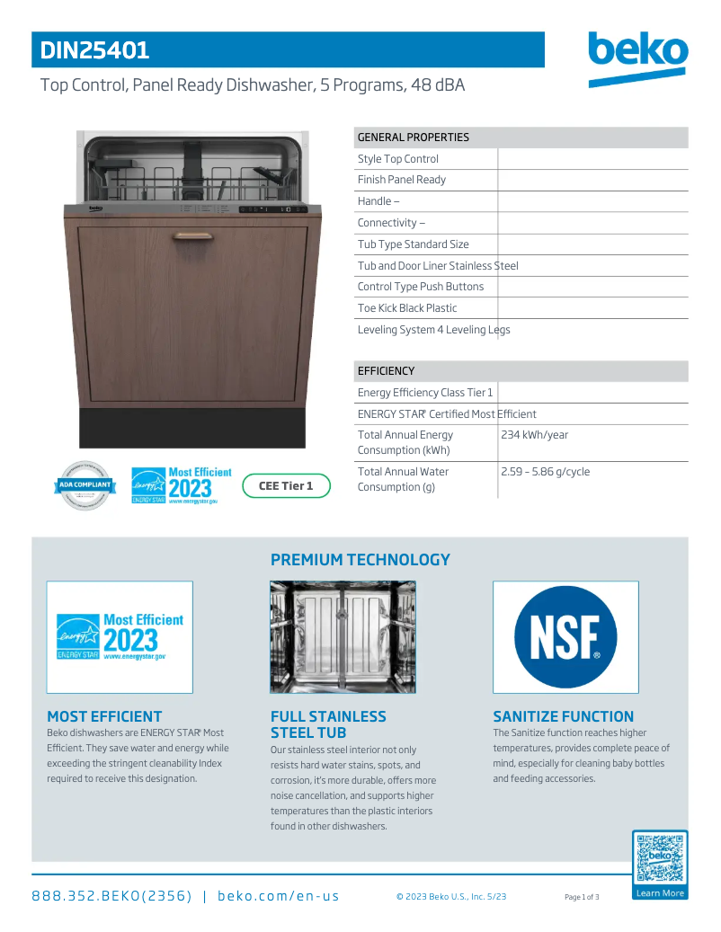 Image de la première page du manuel de l'appareil DIN25401