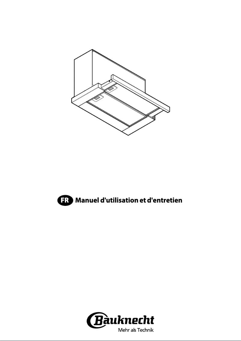 Page n°1 - Manuel utilisateur Bauknecht DBAH 65 AM X