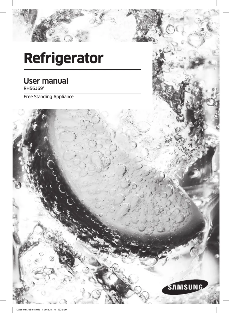 Page n°1 - Manuel utilisateur Samsung RH56J6917SLA