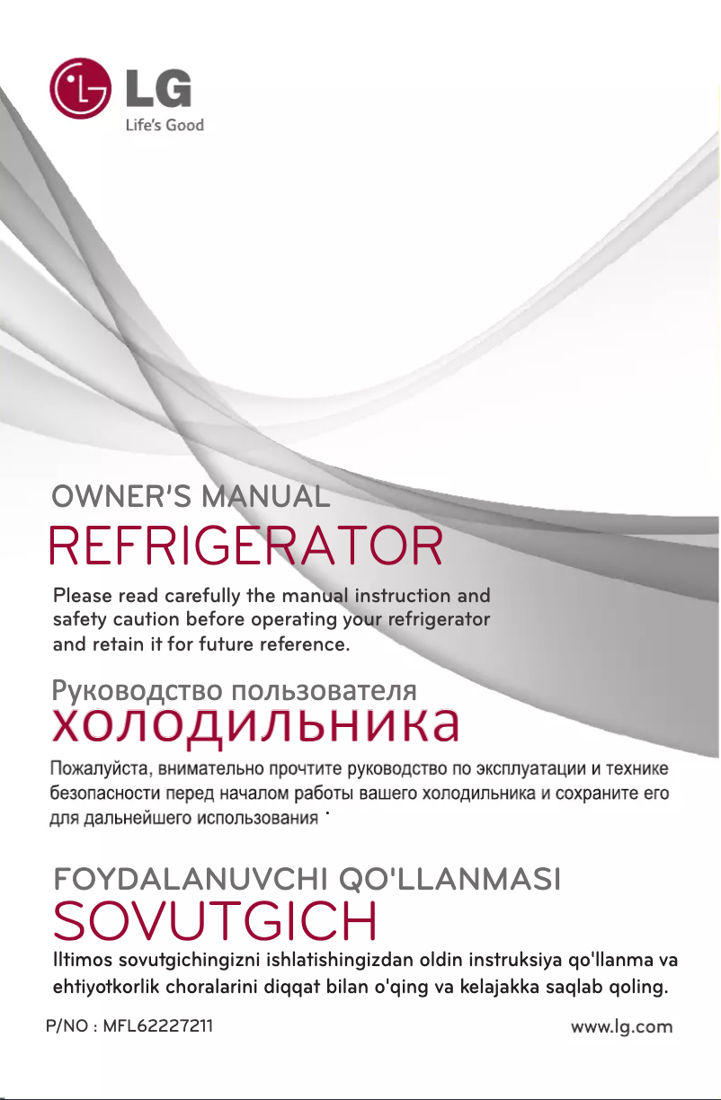 Página 1 del manual Manual de usuario LG GL-M362RLML