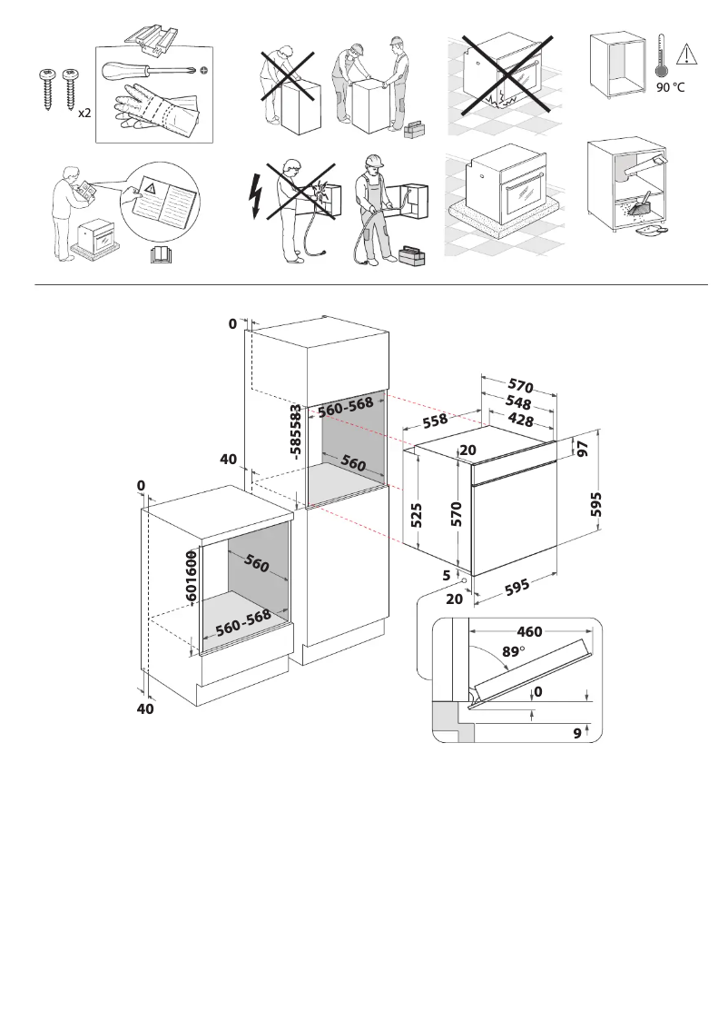Página 1 del manual Instrucciones de seguridad Whirlpool OMR35HR0X