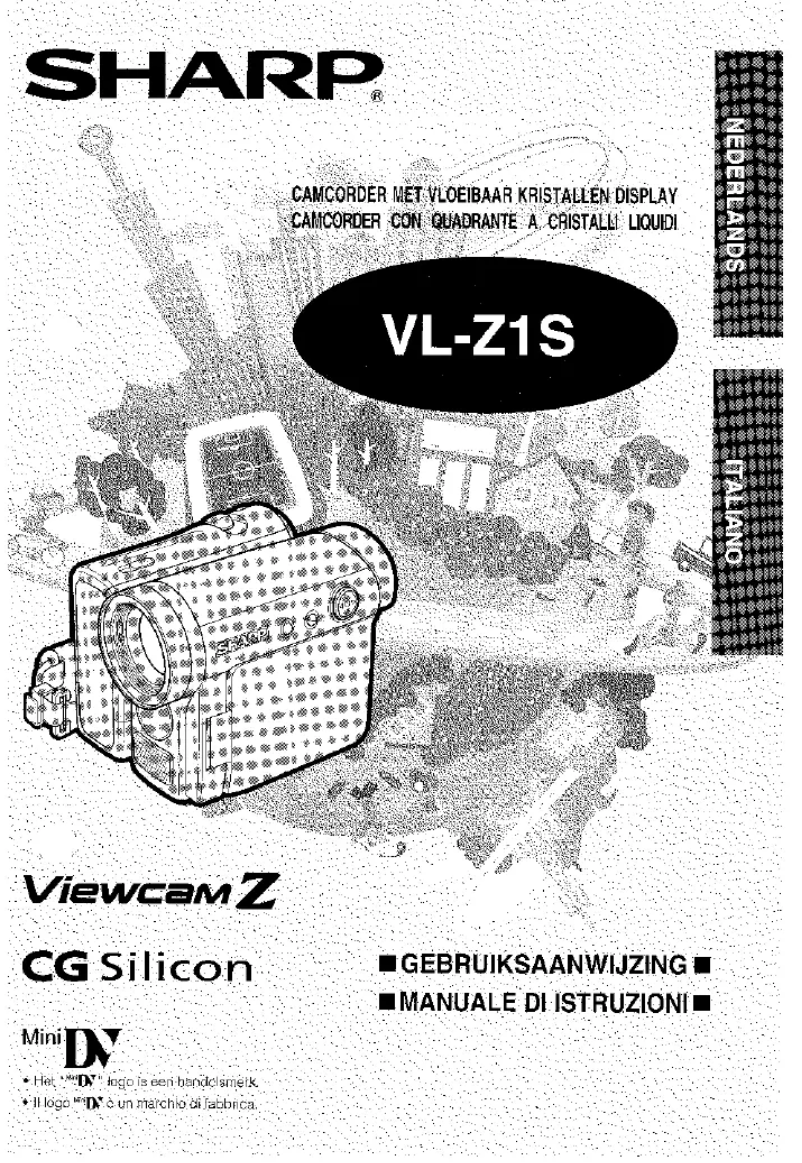 Page n°1 - Manuel utilisateur Sharp VL-Z1S