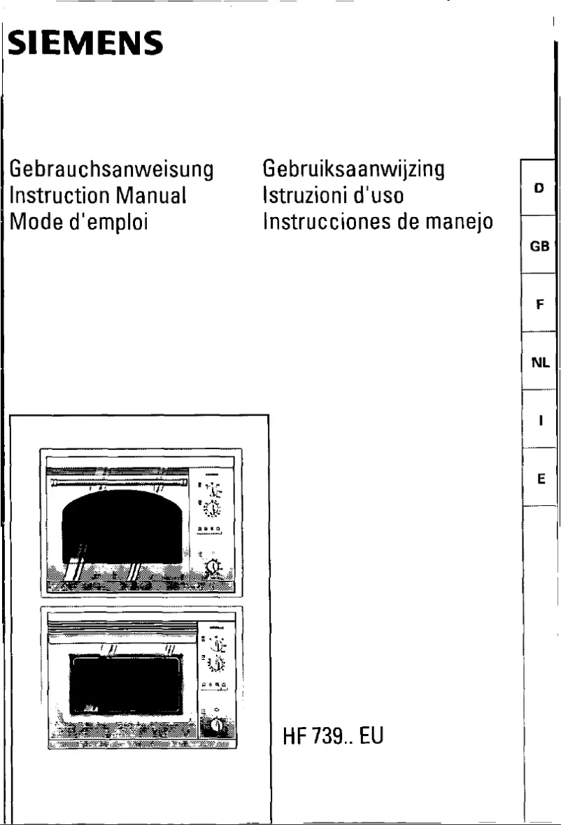 Image de la première page du manuel de l'appareil HF73960