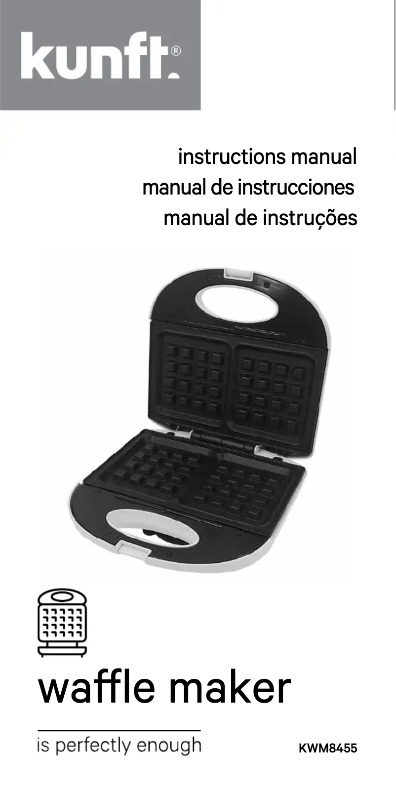 Page n°1 - Manuel utilisateur Kunft KWM8455