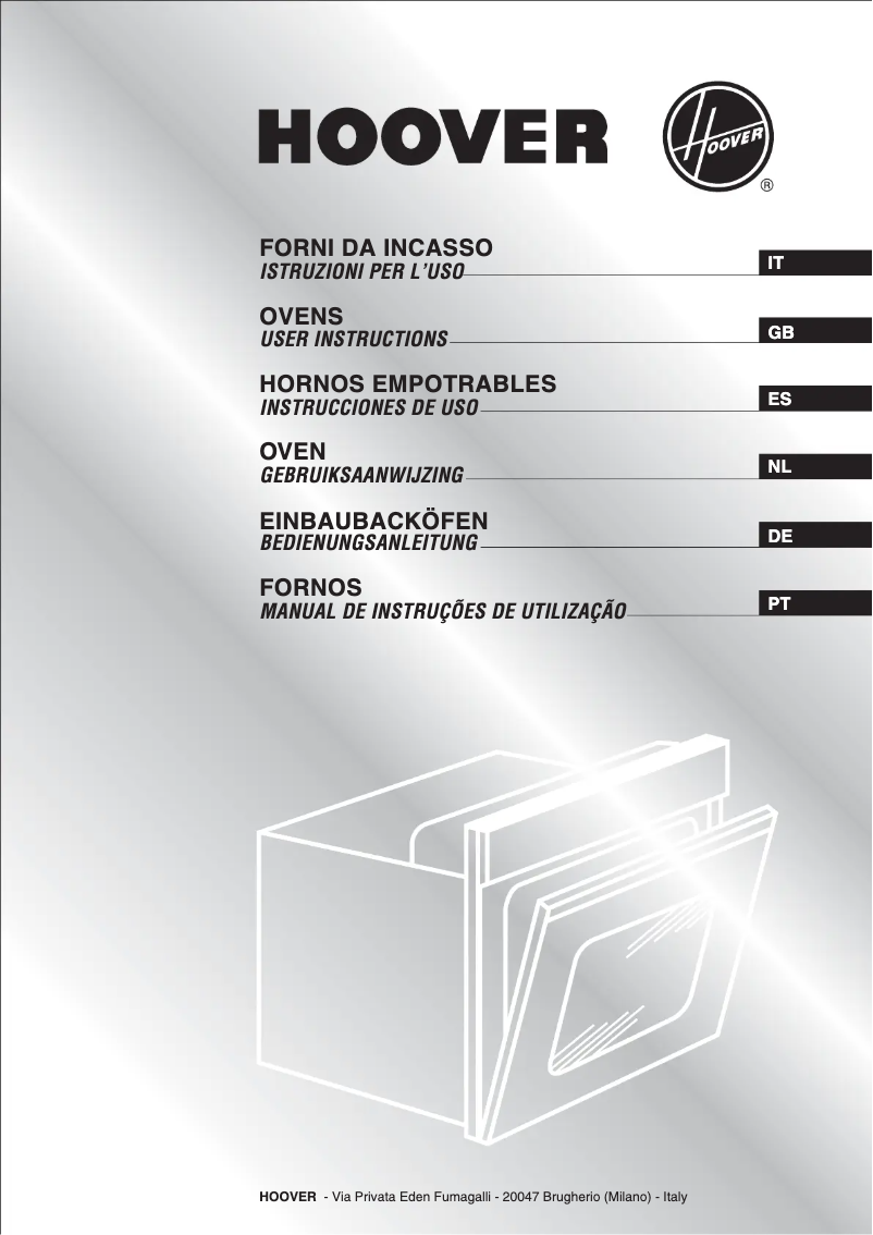 Page n°1 - Manuel utilisateur Hoover HOS316 AX UK