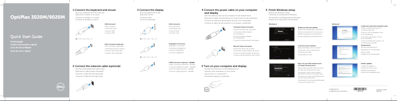 Page 1 de la notice Manuel utilisateur Dell OptiPlex 9020 Micro