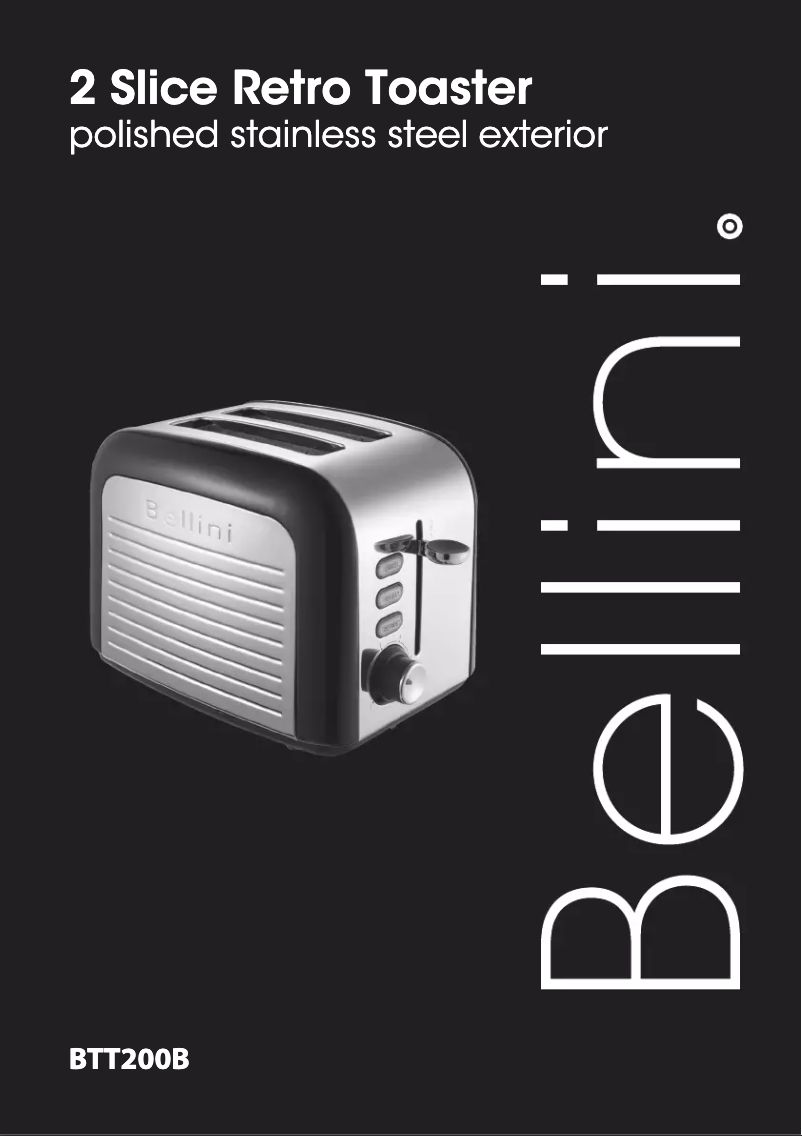 Page 1 de la notice Manuel utilisateur Bellini BTT200B
