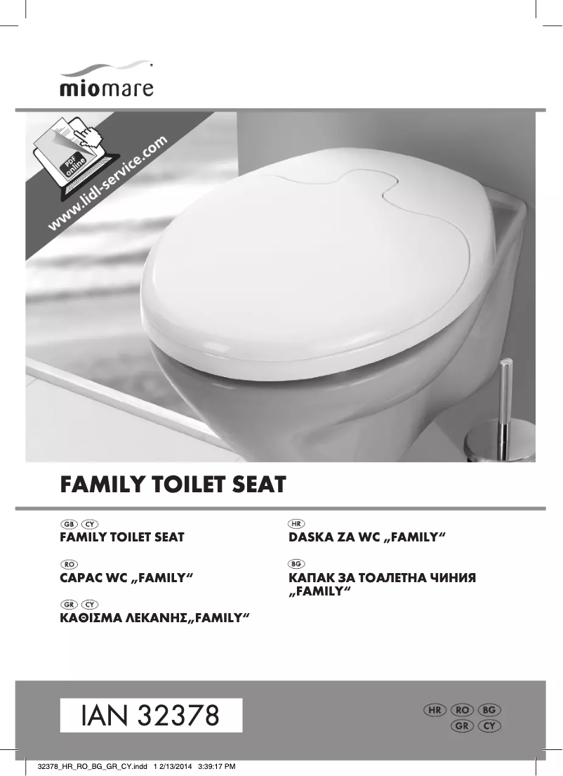 Page 1 de la notice Manuel utilisateur Miomare IAN 32378