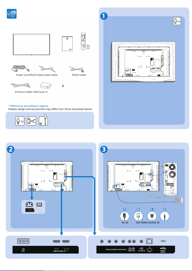 Imagen de la primera página del manual del dispositivo 43BDL3010Q
