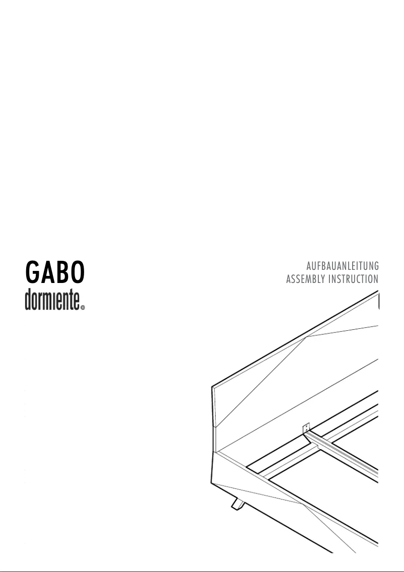 Page n°1 - Manuel utilisateur Dormiente Gabo