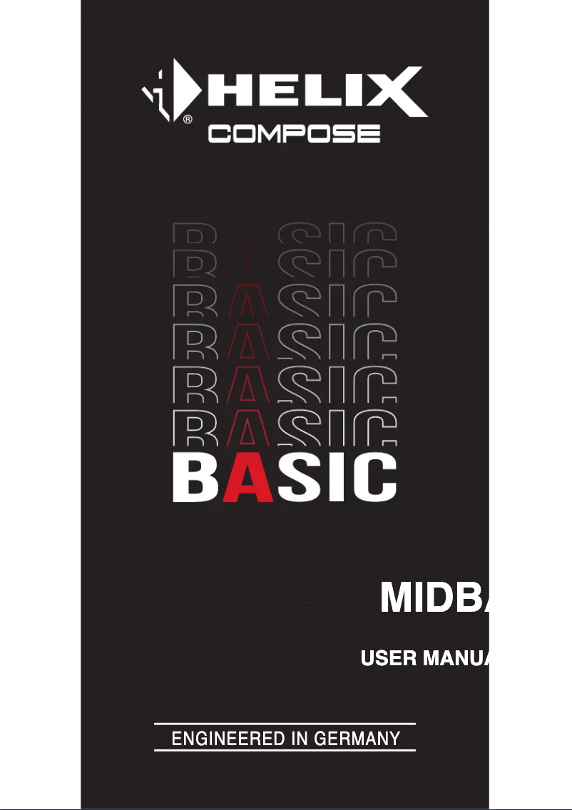 Image de la première page du manuel de l'appareil Compose CB W165-S3