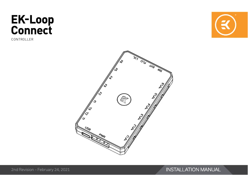 Page n°1 - Manuel utilisateur EK Water Blocks Loop Connect