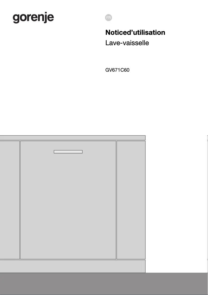 Page n°1 - Manuel utilisateur Gorenje GV671C60