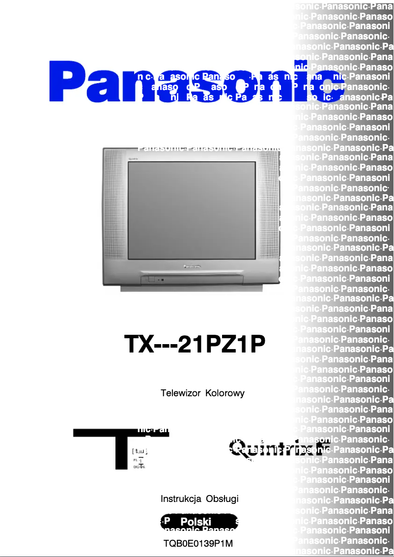 Imagen de la primera página del manual del dispositivo TX-21PZ1P