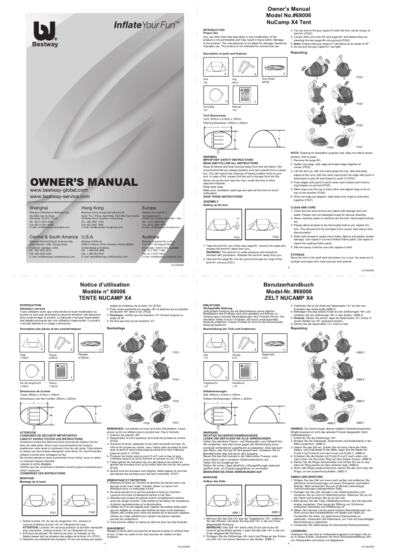 Image de la première page du manuel de l'appareil 68006