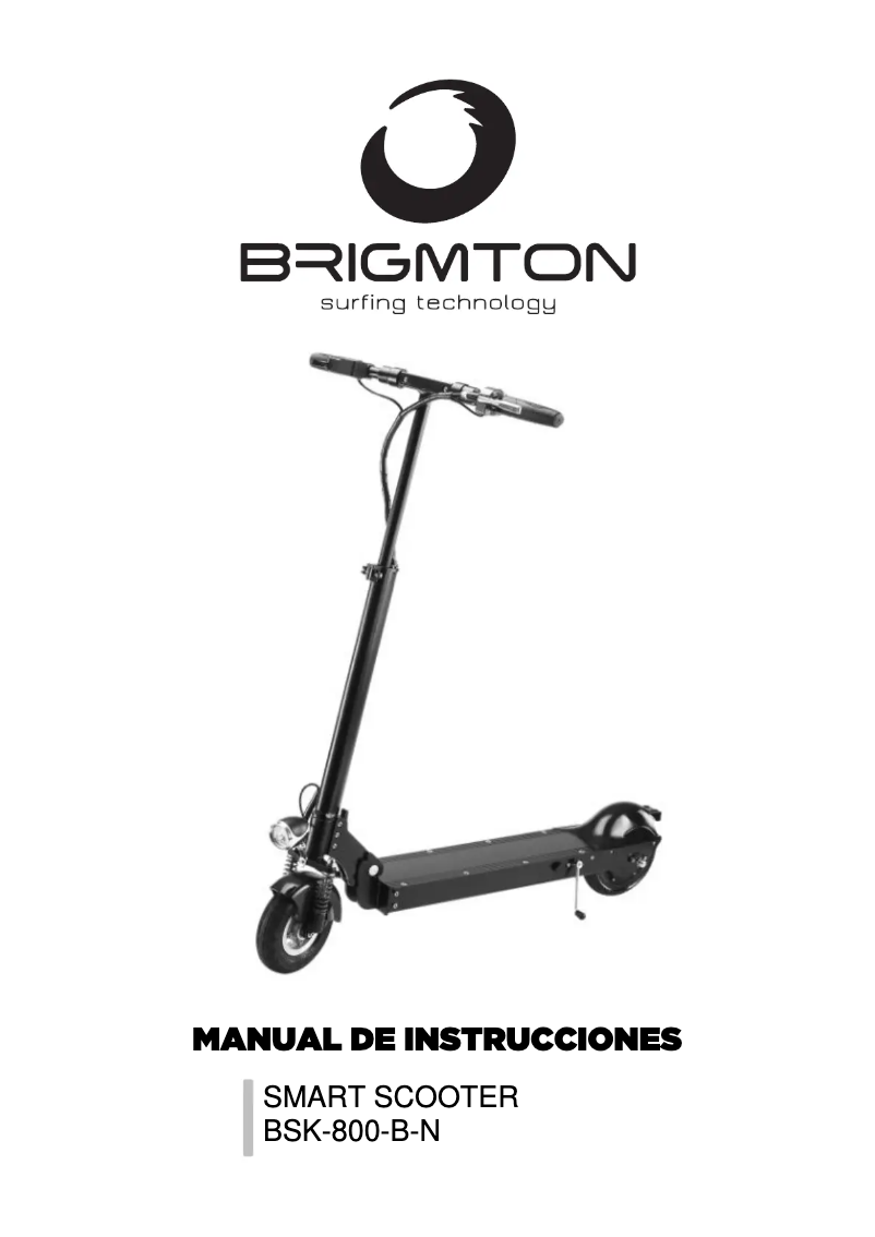 Page 1 de la notice Manuel utilisateur Brigmton BSK-800-N