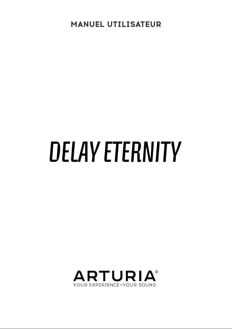Image de la première page du manuel de l'appareil Delay Eternity