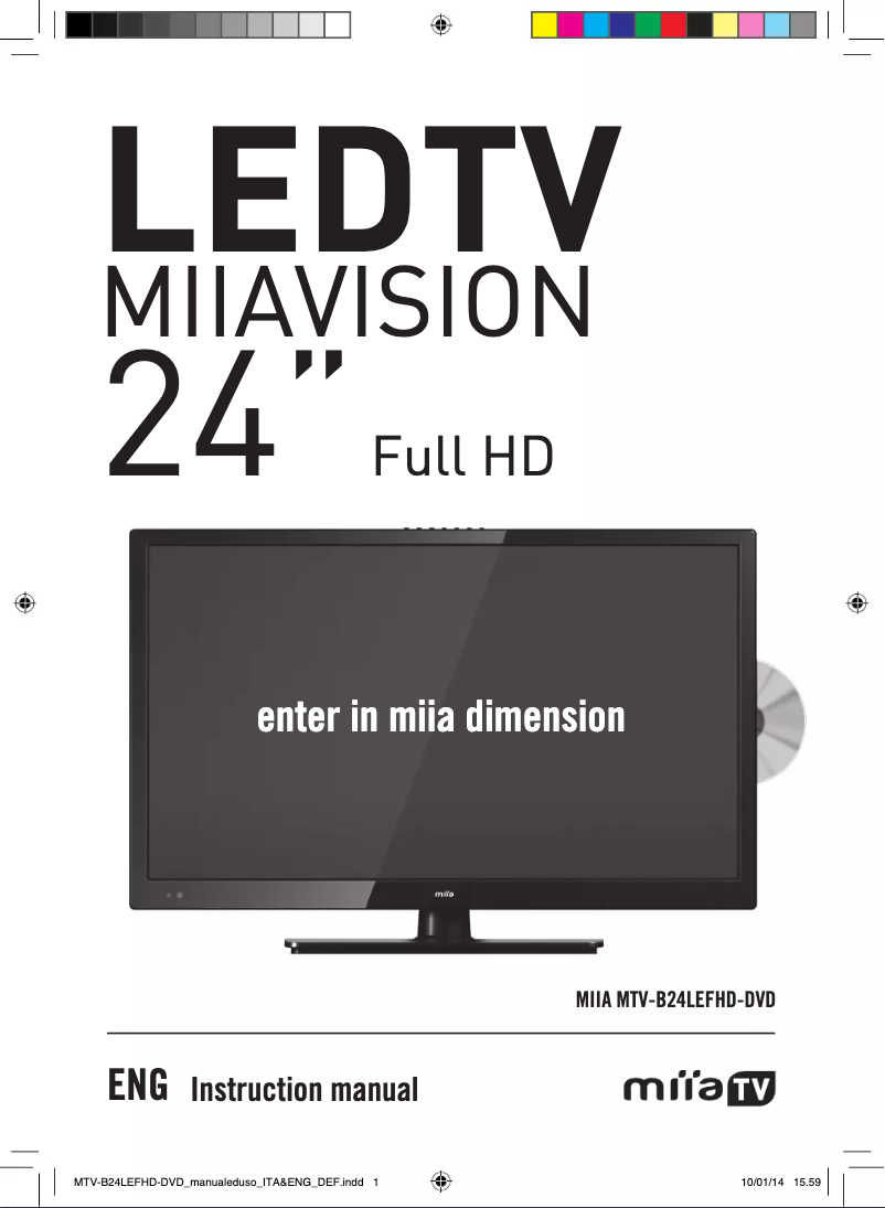 Page n°1 - Manuel utilisateur Miia MTV-B24LEFHD-DVD
