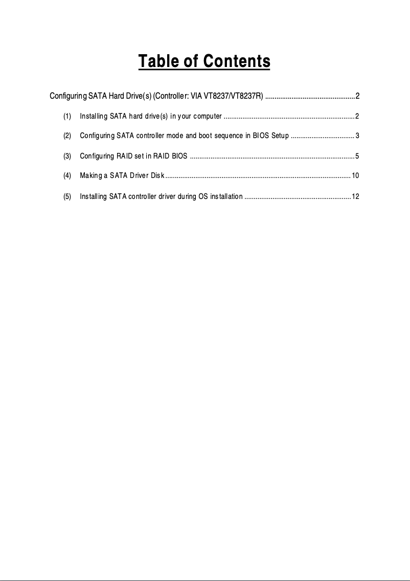 Page n°1 - Guide d'installation Gigabyte GA-K8VT890