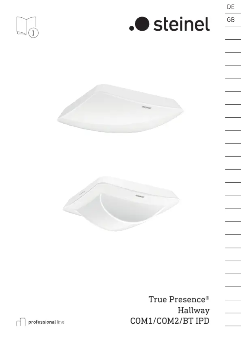 Page 1 de la notice Manuel utilisateur Steinel Hallway COM1