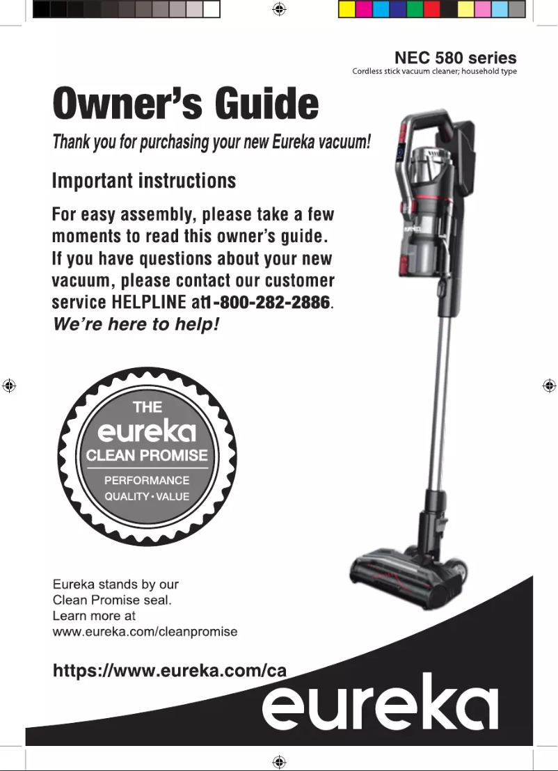Page 1 de la notice Manuel utilisateur Eureka Altitude Pro NEC580C