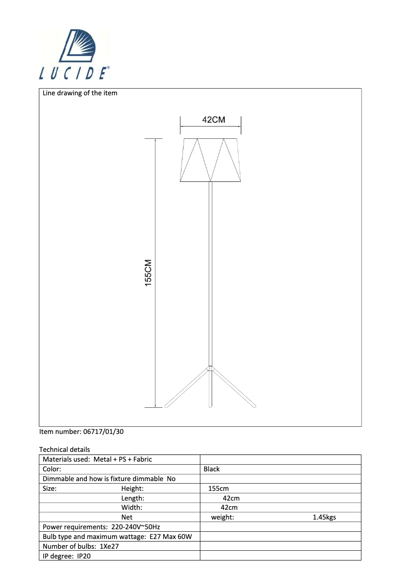 Image de la première page du manuel de l'appareil Alegro 06717/01/30