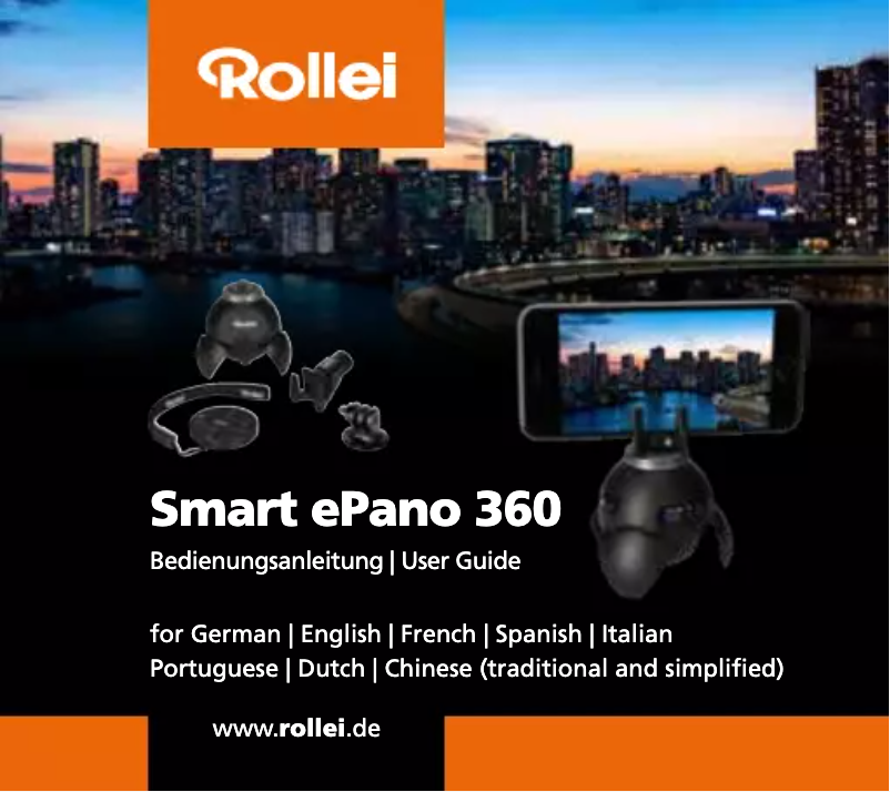 Image de la première page du manuel de l'appareil Smart ePano 360