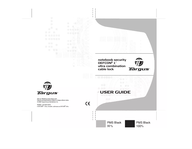 Image de la première page du manuel de l'appareil DEFCON 1 PA400U