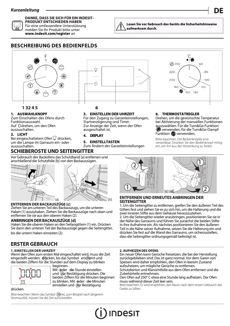 Image de la première page du manuel de l'appareil IFWS 3841 JH IX
