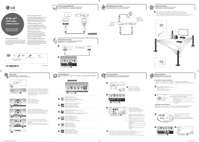 Image de la première page du manuel de l'appareil BH6240S