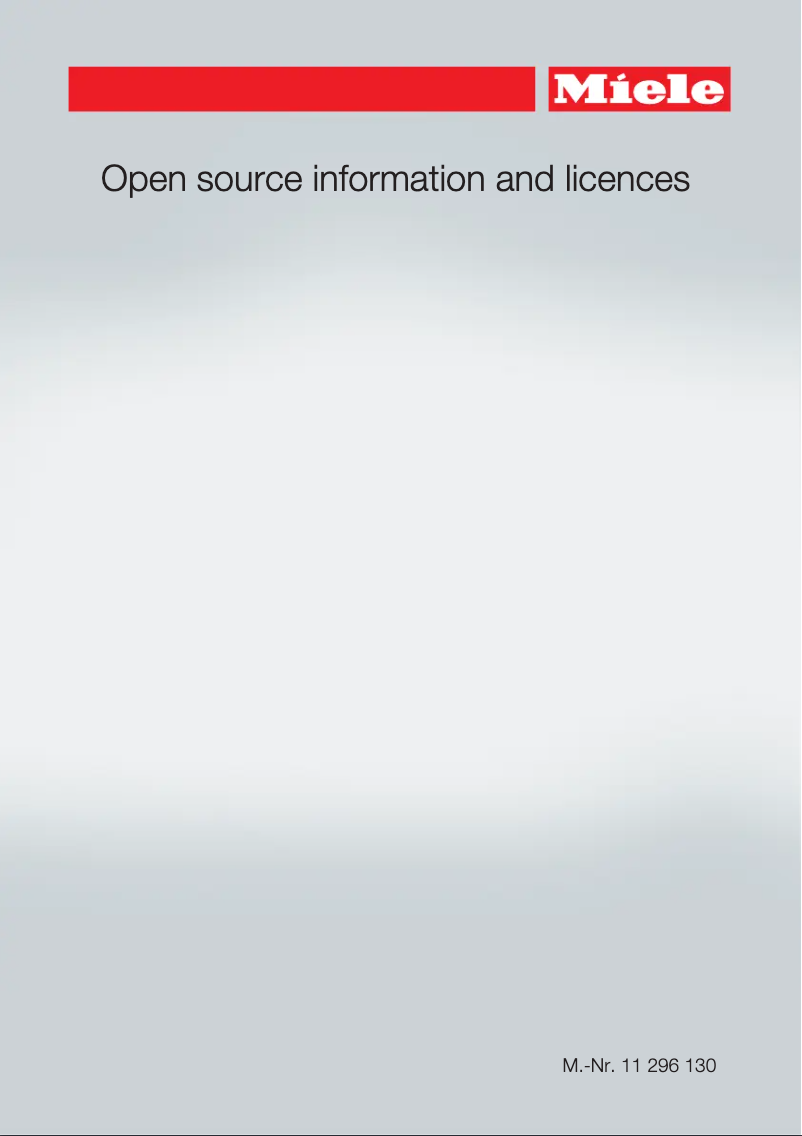 Page n°1 - Mode d'emploi Miele F 2671 SF