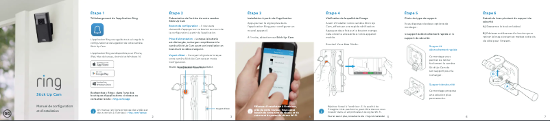 Image de la première page du manuel de l'appareil Stick Up Cam Elite