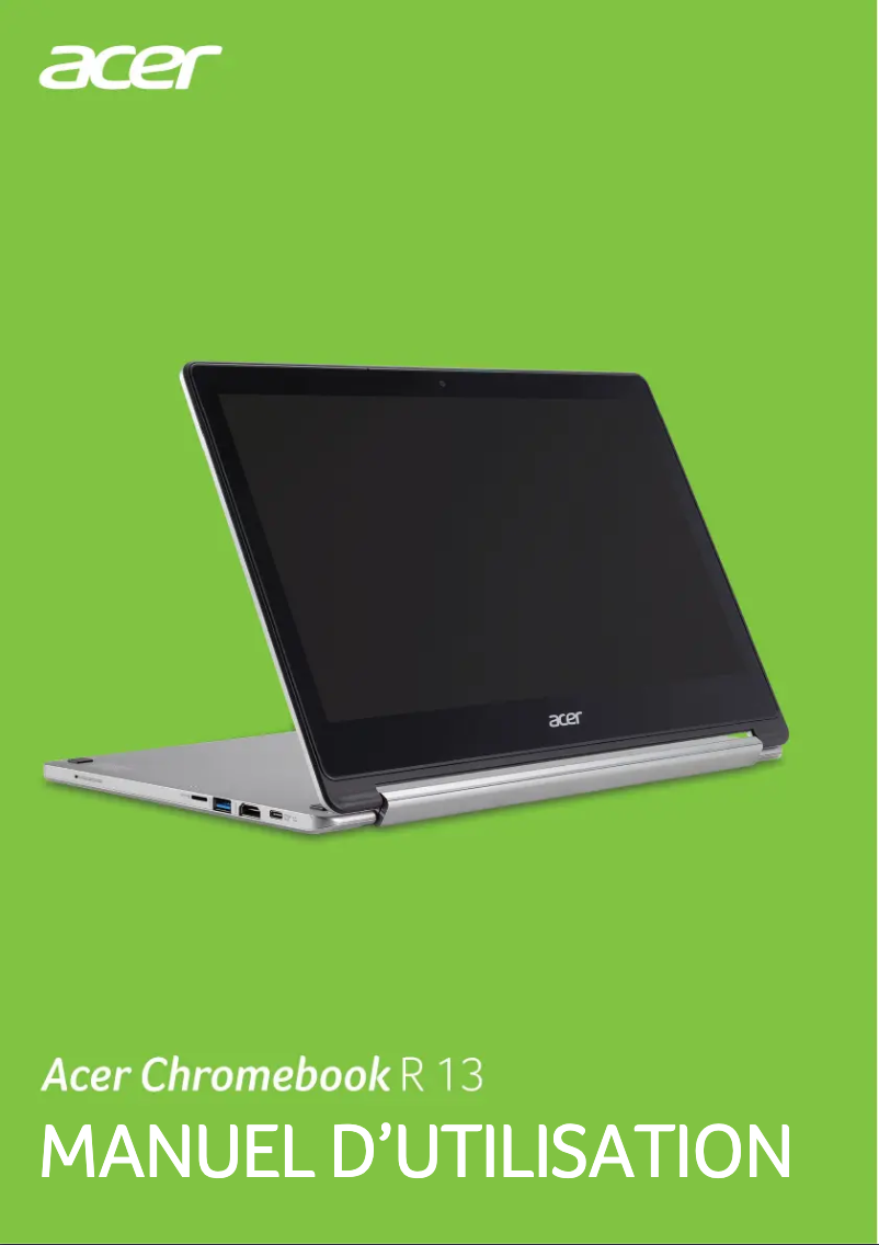 Page n°1 - Manuel utilisateur Acer Chromebook R 13