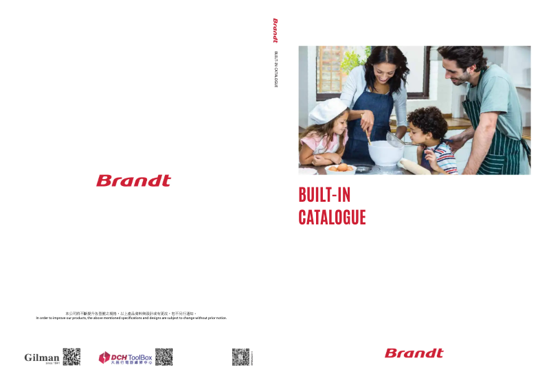Page 1 de la notice Catalogue Brandt BOP7568LX