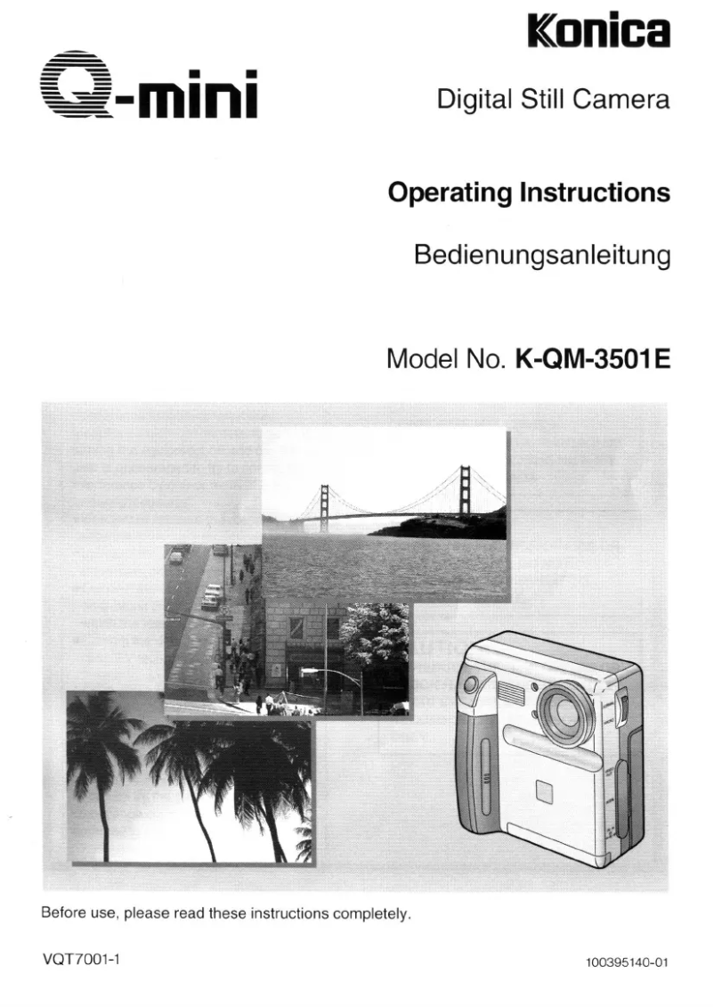 Image de la première page du manuel de l'appareil Q-Mini K-QM-3501E