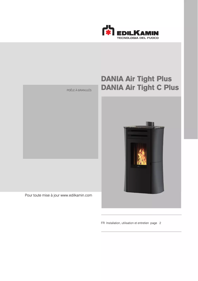Image de la première page du manuel de l'appareil DANIA Air Tight Plus