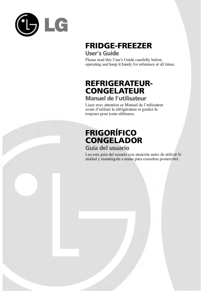 Page 1 de la notice Manuel utilisateur LG GR-419GUC