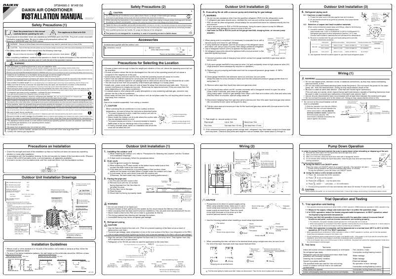 Página 1 del manual Manual de usuario Daikin RKM-PVM
