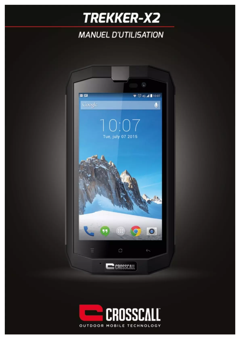 Image de la première page du manuel de l'appareil TREKKER-X2