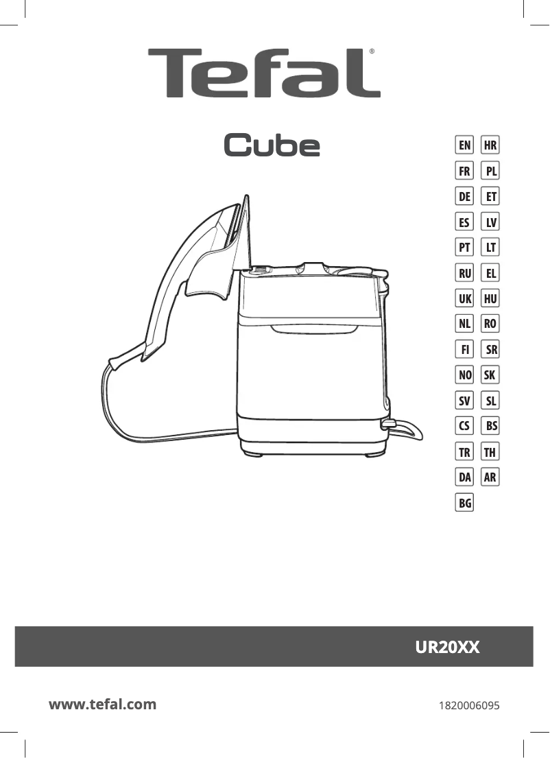 Page n°1 - Manuel utilisateur Tefal Cube UT2020