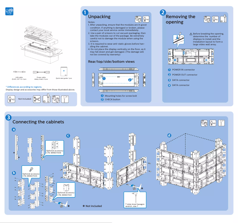 Página 1 del manual Guía de inicio rápido Philips 31BDL7324L