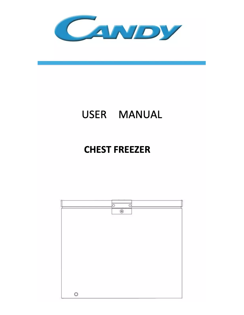 Page 1 de la notice Manuel utilisateur Candy CHAE 2032W