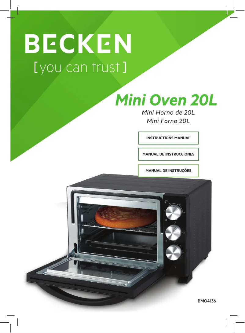 Image de la première page du manuel de l'appareil BMO4136