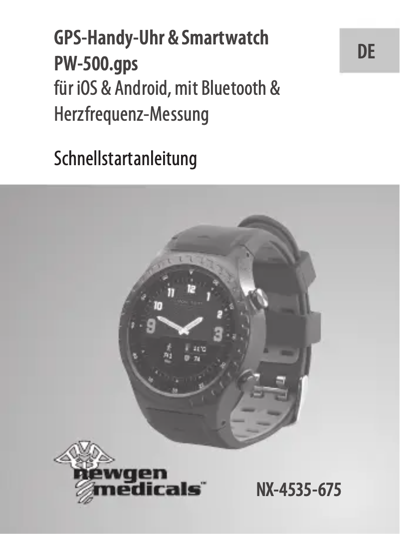 Page n°1 - Manuel utilisateur Newgen Medicals PW-500.gps